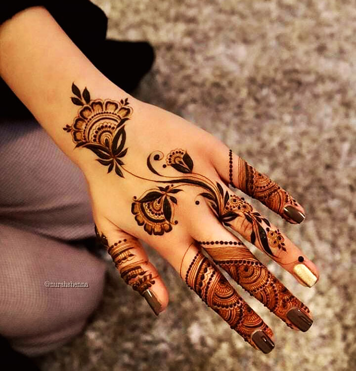 Arabic Mehndi Designs for Hand