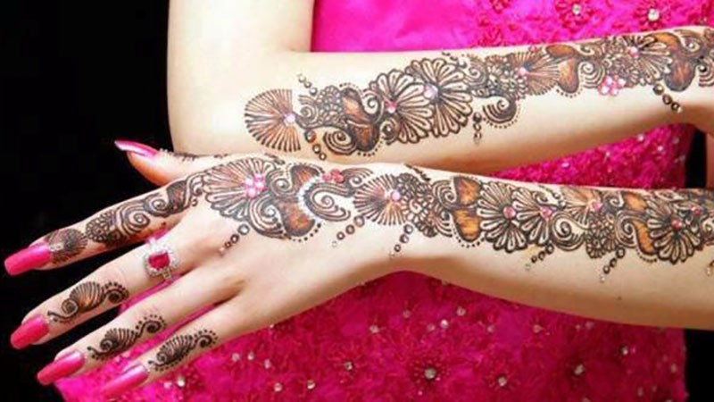Arabic Mehndi Designs for Bridal Hand