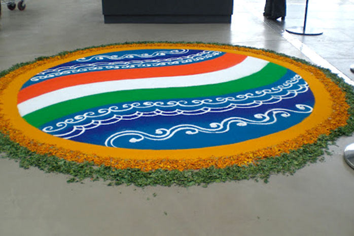 Rangoli Designs for Independence Day