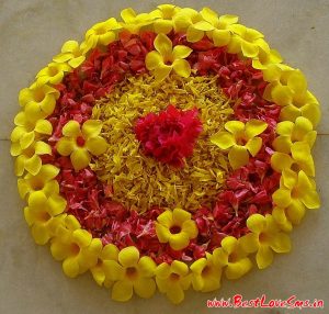 Flower Rangoli For Kids