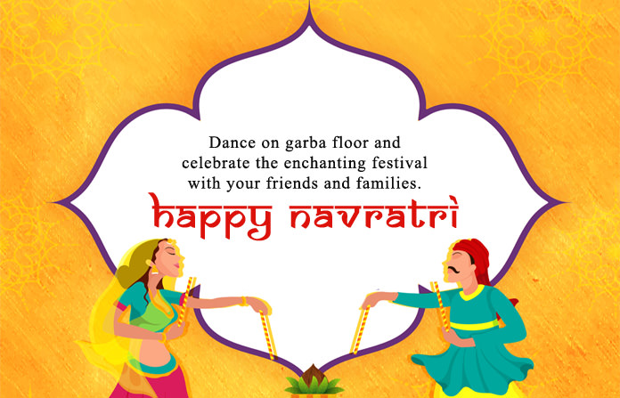 Navratri Greeting Card
