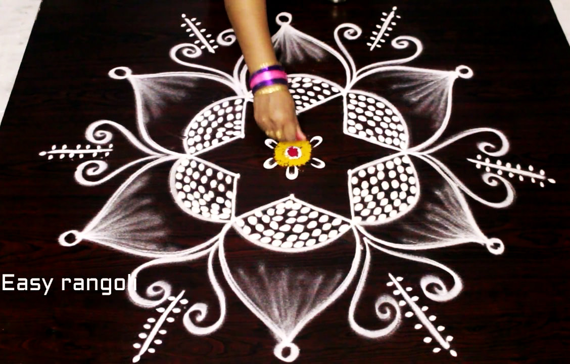 Indian Festive Season 2021 Simple Free Hand Rangoli Designs