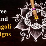 Free Hand Rangoli Designs