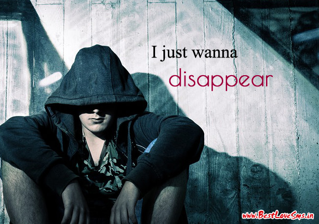 I just wanna disappear boy image