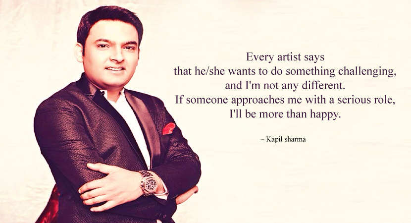 Stand Up Comedian Kapil Sharma Kappu Quotes