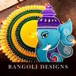 Lord Ganesh Rangoli Designs