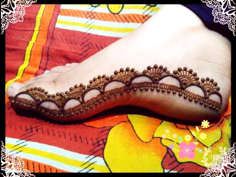 Arabic Heena Designs For Legs