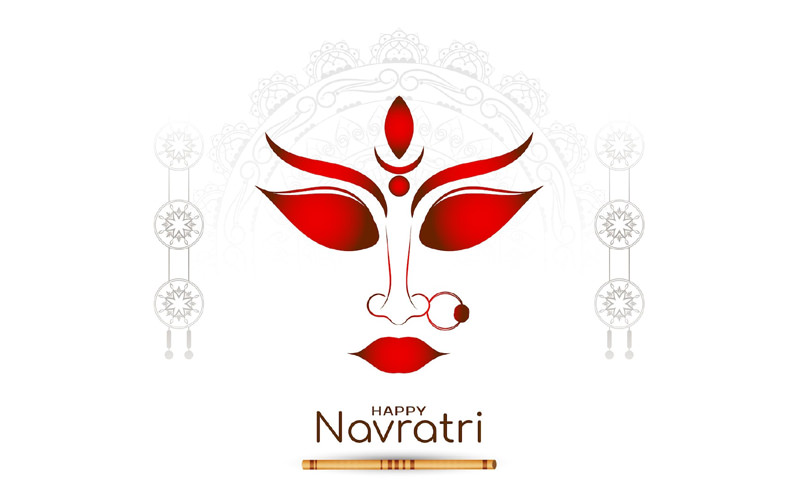 Happy Navratri Durga Maa Wallpaper and HD Greeting Wishes