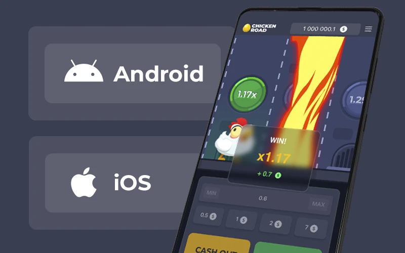 Play Chicken Road from your mobile device, wherever you are, thanks to the Melbet mobile app.