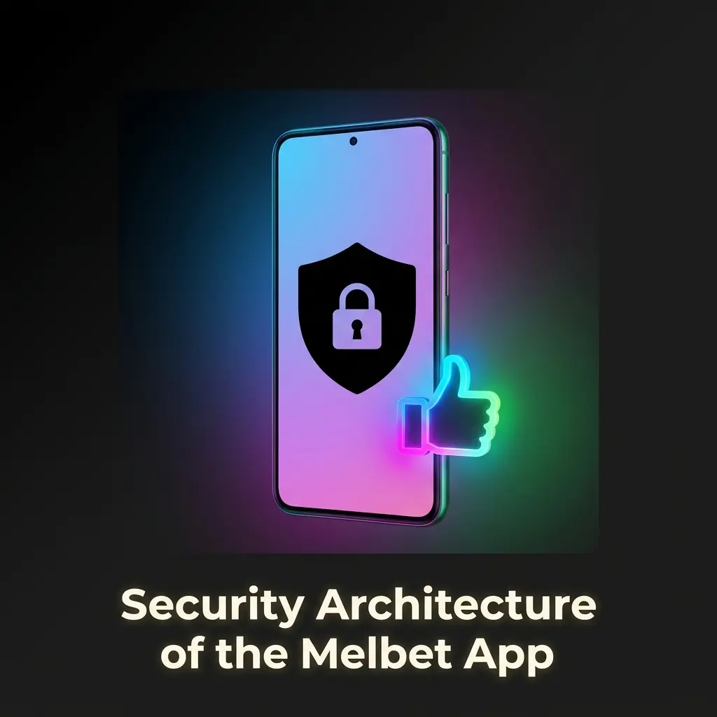 Melbet app security architecture showing SSL encryption, 2FA, PCI-DSS compliance, and Curacao eGaming licence protection